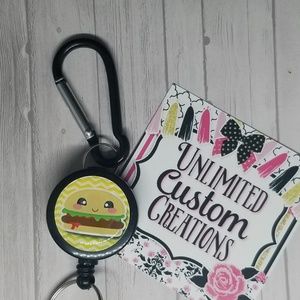 Hamburger keychain